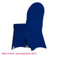 Housse de Chaise Universelle bleu roi