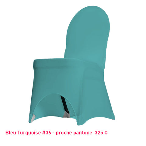 Housse de Chaise Universelle turquoise