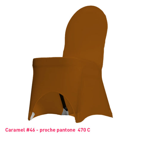 Housse de Chaise Universelle Caramel