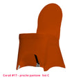 Housse de Chaise Universelle corail
