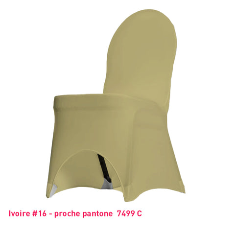 Housse de Chaise Universelle ivoire