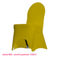 Housse de Chaise Universelle jaune vif
