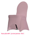 Housse de Chaise Universelle rose pastel