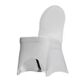 Housse de chaise universelle blanche pas chère en lycra