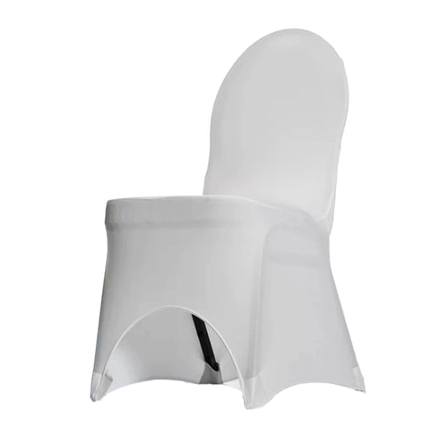 Housse de chaise universelle blanche pas chère en lycra