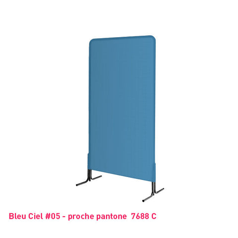 Housse de grille caddie bleu ciel en lycra
