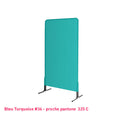Housse de grille d'exposition turquoise en lycra