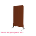 Housse de grille d'exposition marron foncé en lycra