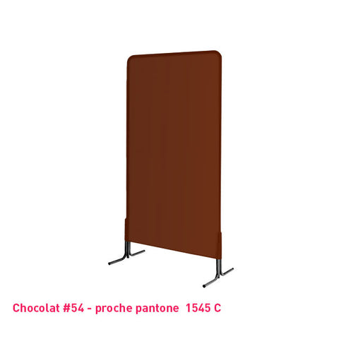 Housse de grille d'exposition marron foncé en lycra