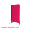 Housse de grille d'exposition fuchsia en lycra