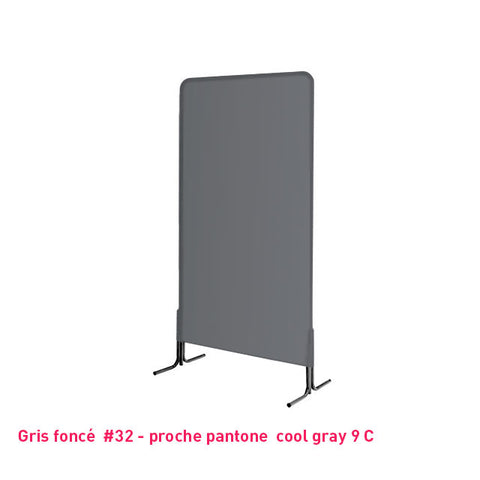 Housse de grille caddie gris foncé en lycra