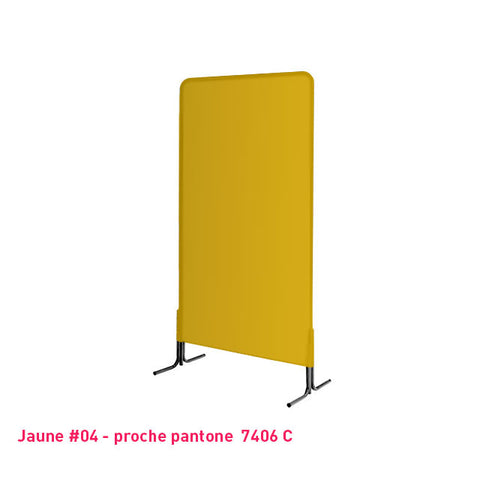 Housse de grille d'exposition jaune en lycra
