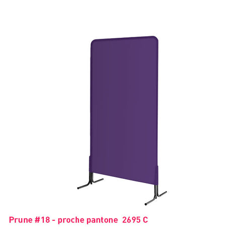 Housse de grille caddie prune en lycra