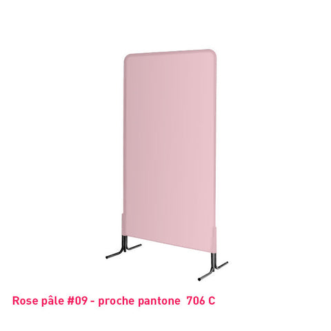 Housse de grille d'exposition rose pastel en lycra