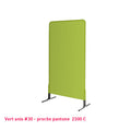 Housse de grille d'exposition vert anis en lycra