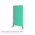 Housse de grille caddie vert d'eau en lycra
