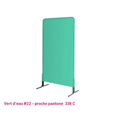 Housse de grille caddie vert d'eau en lycra