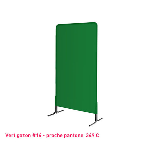 Housse de grille caddie vert foncé en lycra