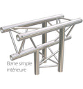 Housse de structure de scène Angle T barre simple intérieure