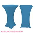 Chaussette mange-debout lycra bleu ciel