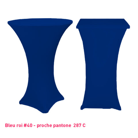 Chaussette mange-debout lycra bleu roi