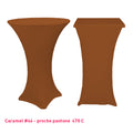 Chaussette mange-debout lycra caramel