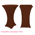 Chaussette mange-debout lycra chocolat