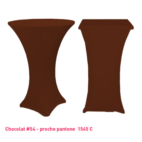 Chaussette mange-debout lycra chocolat