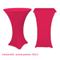 Chaussette mange-debout lycra fuchsia