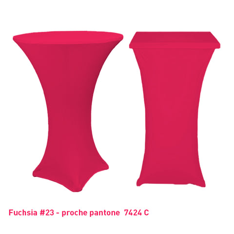 Chaussette mange-debout lycra fuchsia