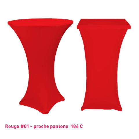 Chaussette mange-debout lycra rouge vif