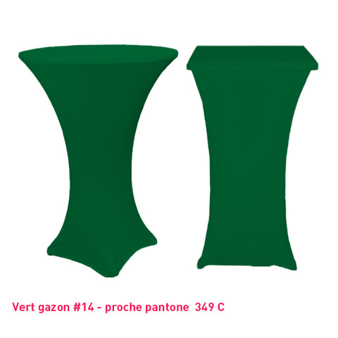 Chaussette mange-debout lycra vert gazon