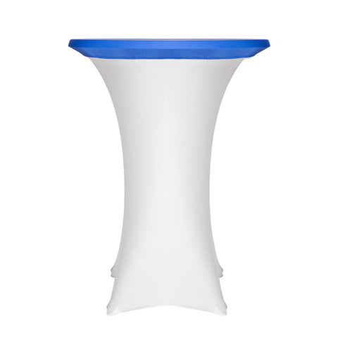Housse de plateau mange-debout bleu