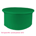 Nappe lycra pour table ronde vert gazon