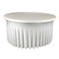 Juponnage de table ronde