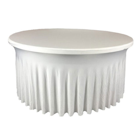 Juponnage de table ronde