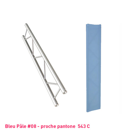 Truss cover bleu pastel plate