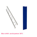 Truss cover bleu roi plate