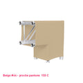 Housse de structure truss beige pour angle L