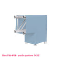 Housse de structure truss bleu pastel pour angle L