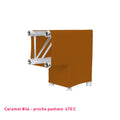 Housse de structure truss marron clair pour angle L