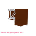 Housse de structure truss marron foncé pour angle L