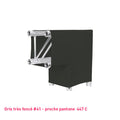 Housse de structure truss gris très foncé pour angle L