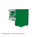 Housse de structure truss vert foncé pour angle L