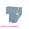 Housse bleu pastel de structure de scène Angle T