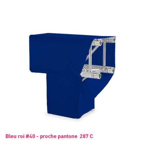 Housse bleu roi de structure de scène Angle T