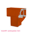 Housse corail de structure de scène Angle T