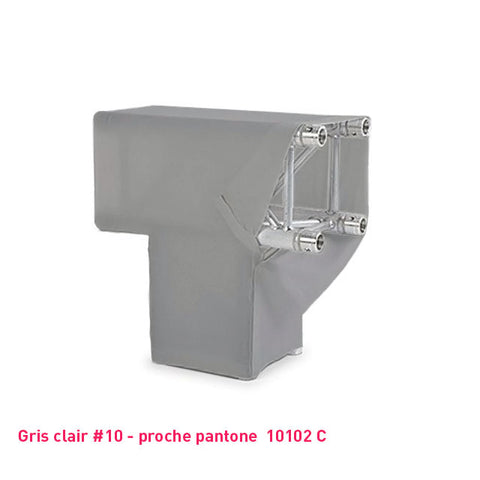Housse gris clair de structure de scène Angle T