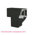 Housse gris très foncé de structure de scène Angle T