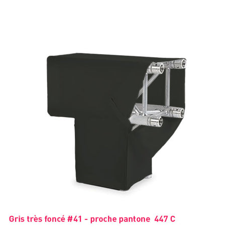Housse gris très foncé de structure de scène Angle T